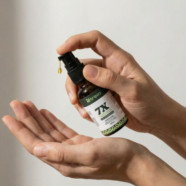 Massagem com 7X Natural no pescoço