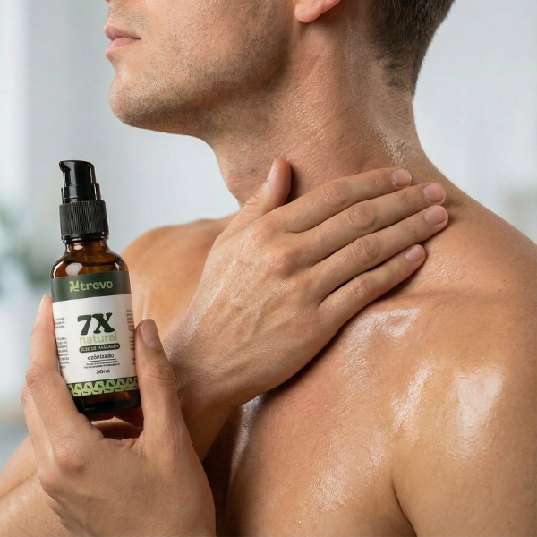 Aplicação de 7X Natural no joelho